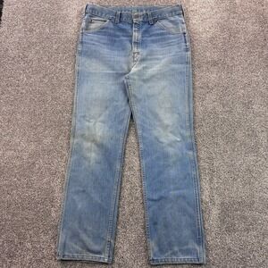 Vintage Tour De France‎ Jeans Mens 34x30 Light Wash Denim Bicycle Racing Bike